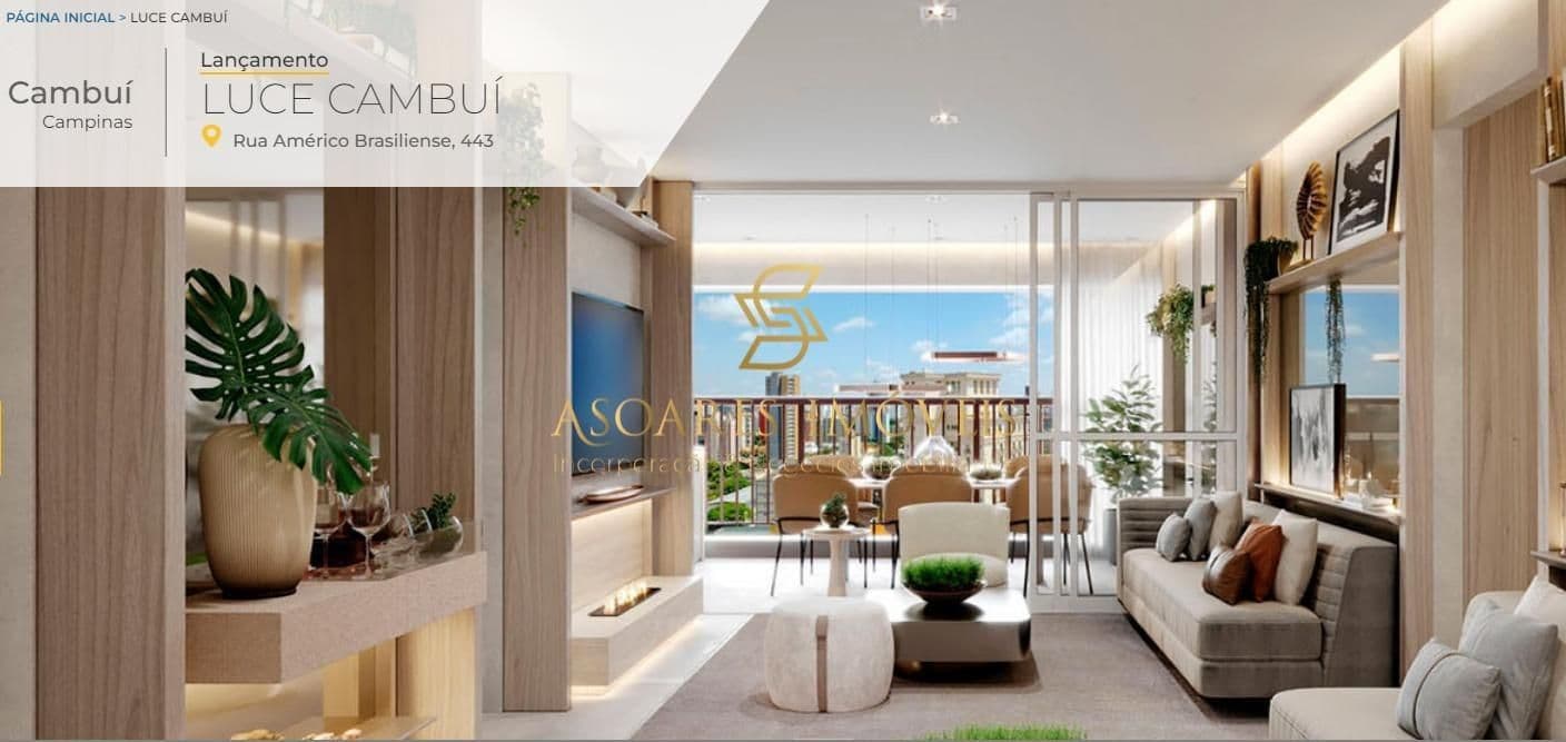 Luce Cambuí 3 Suites 2 Vagas + Depósito